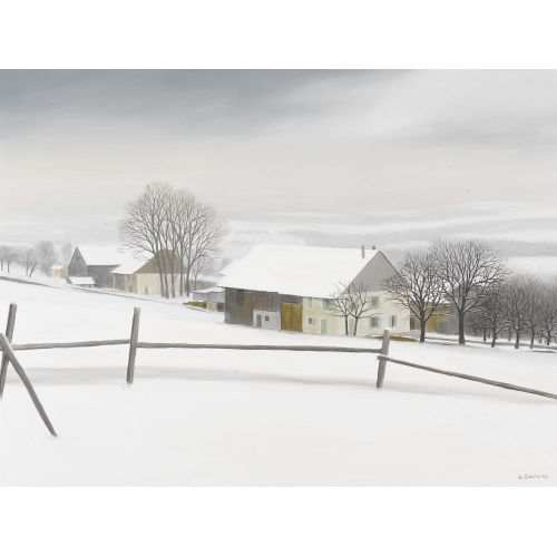 CLAUDE SAUTHIER : 'Ferme pr�s de Romont' (DOBIASCHOFSKY AUKTIONEN AG)