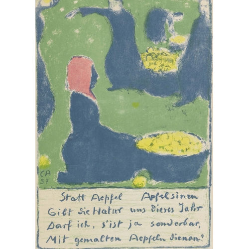 CUNO AMIET : 'Obsternte' (DOBIASCHOFSKY AUKTIONEN AG)