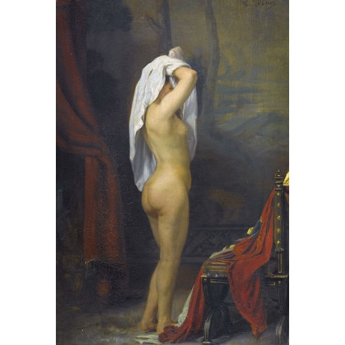 L�ON-JEAN P�TUA : Stehender Akt im Atelier (DOBIASCHOFSKY AUKTIONEN AG)