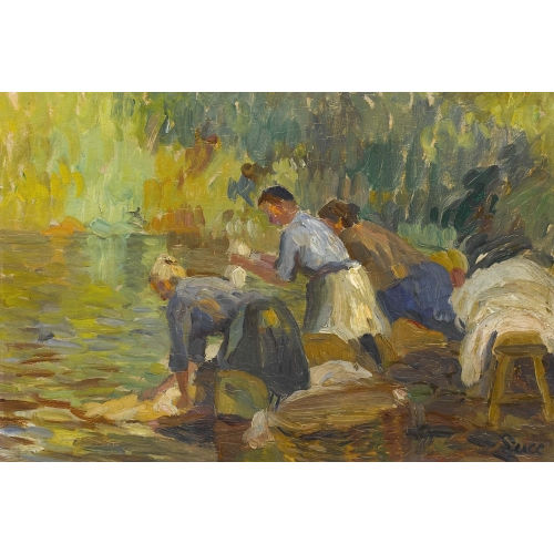 MAXIMILIEN LUCE : Die W�scherinnen (DOBIASCHOFSKY AUKTIONEN AG)