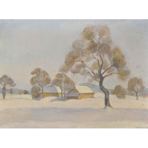 TRAUGOTT SENN : Sonnige Winterlandschaft (DOBIASCHOFSKY AUKTIONEN AG)
