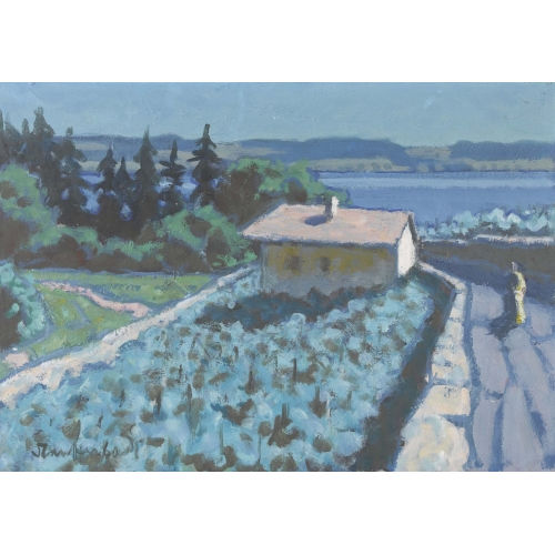 FRED STAUFFER : Weinberge am Seeufer (DOBIASCHOFSKY AUKTIONEN AG)