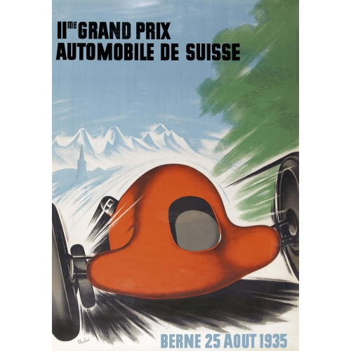 HANS TH�NI : 'IIme Grand Prix Automobile de Suisse, Berne 25 ao�t 1935' (DOBIASCHOFSKY AUKTIONEN AG)