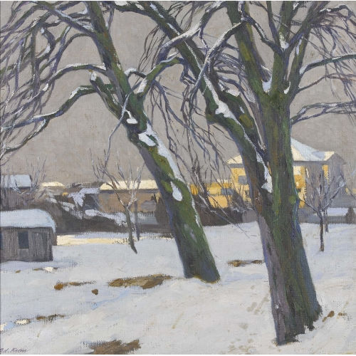 ADOLF KRON : Winterlandschaft (DOBIASCHOFSKY AUKTIONEN AG)