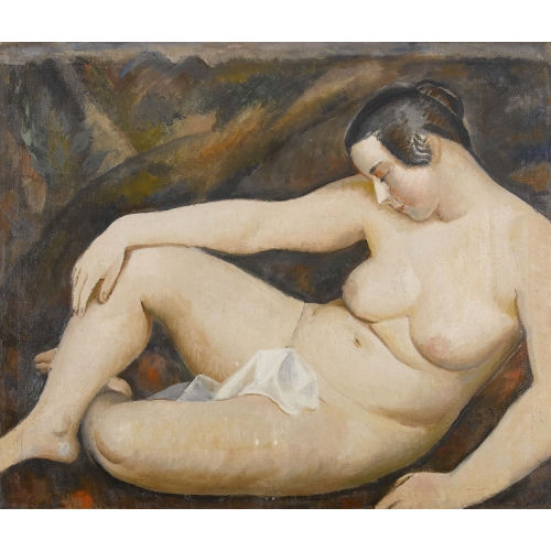 PAUL TH�OPHILE ROBERT : Paysage avec nu endormi (DOBIASCHOFSKY AUKTIONEN AG)