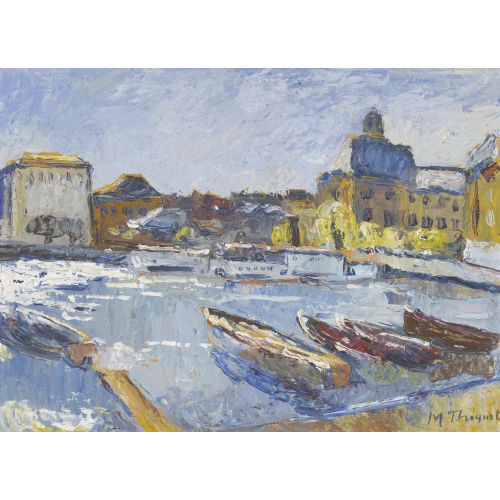 MAX ROBERT THEYNET : Hafen von Neuch�tel (DOBIASCHOFSKY AUKTIONEN AG)