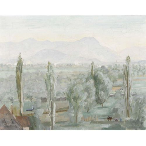 ERNST MORGENTHALER : 'Landschaft bei Heerbrugg' (DOBIASCHOFSKY AUKTIONEN AG)