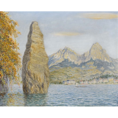ERNST ZUPPINGER : Der Schillerstein am Vierwaldst�ttersee (DOBIASCHOFSKY AUKTIONEN AG)