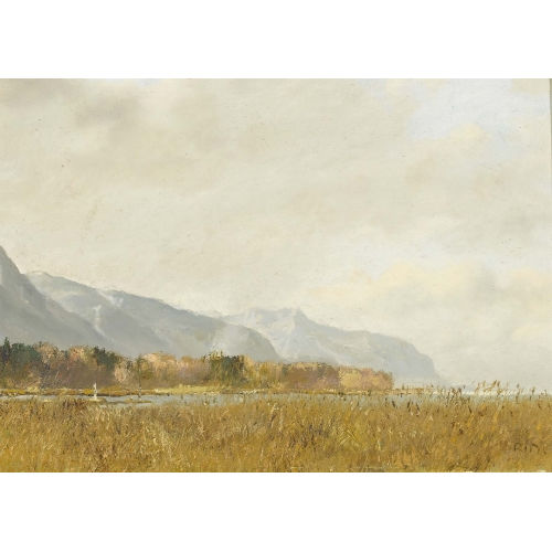 RUDOLF M�LLER : Paysage de Villeneuve (DOBIASCHOFSKY AUKTIONEN AG)