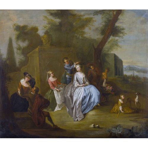 NICOLAS LANCRET : F�te galante (DOBIASCHOFSKY AUKTIONEN AG)