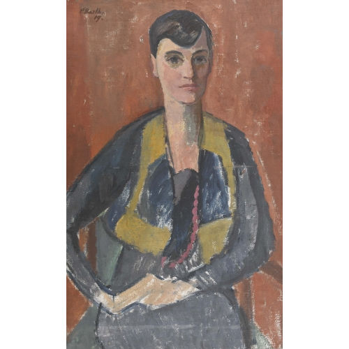 PAUL BASILIUS BARTH : Portr�t der Dora von der M�hll (DOBIASCHOFSKY AUKTIONEN AG)