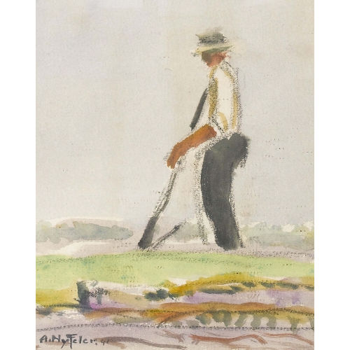 ALBERT NYFELER : 'Ruhender Heuer' (DOBIASCHOFSKY AUKTIONEN AG)