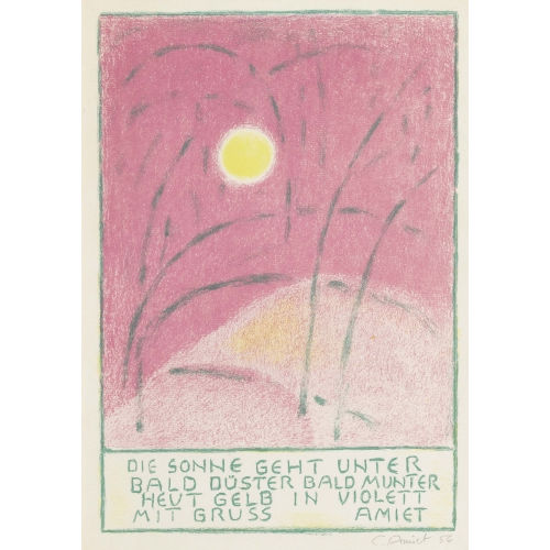 CUNO AMIET : 'Sonnenuntergang' (DOBIASCHOFSKY AUKTIONEN AG)