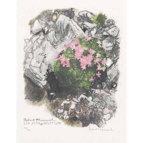 ROBERT HAINARD : 'Gazon rose et renoncule des glaciers' (DOBIASCHOFSKY AUKTIONEN AG)
