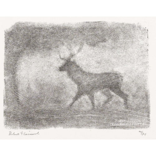 ROBERT HAINARD : 'Cerf, clair de lune et brouillard' (DOBIASCHOFSKY AUKTIONEN AG)