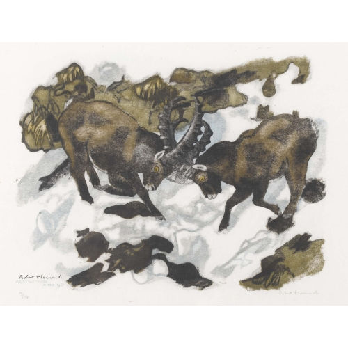 ROBERT HAINARD : 'Combat de bouquetins' (DOBIASCHOFSKY AUKTIONEN AG)