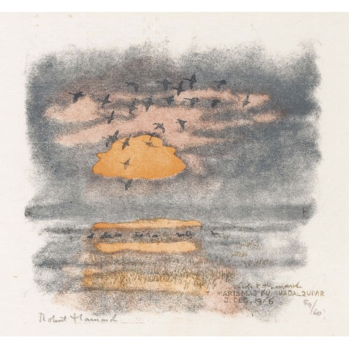 ROBERT HAINARD : 'Oies cendr�es et soleil levant' (DOBIASCHOFSKY AUKTIONEN AG)