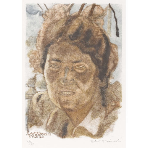 ROBERT HAINARD : 'Germaine au soleil sur la neige' (DOBIASCHOFSKY AUKTIONEN AG)