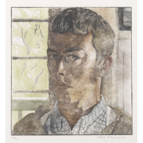 ROBERT HAINARD : 'Autoportrait' (DOBIASCHOFSKY AUKTIONEN AG)