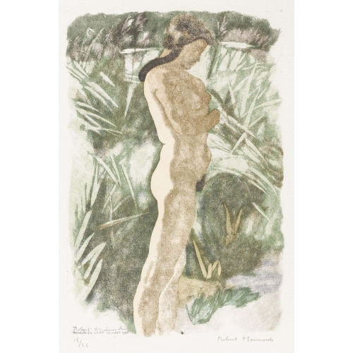 ROBERT HAINARD : 'Germaine nue dans les roseaux' (DOBIASCHOFSKY AUKTIONEN AG)