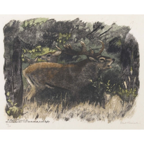 ROBERT HAINARD : 'Cerf br�mant, biche et faon' (DOBIASCHOFSKY AUKTIONEN AG)
