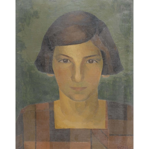 JACQUES D�BLIN : Portr�t einer jungen Frau (DOBIASCHOFSKY AUKTIONEN AG)