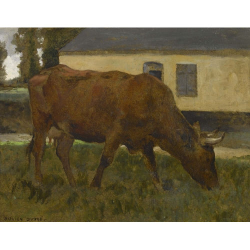 JULIEN DUPR� : Grasende Kuh (DOBIASCHOFSKY AUKTIONEN AG)