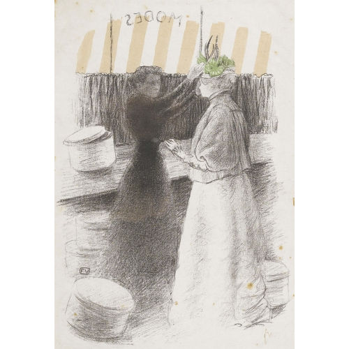 F�LIX VALLOTTON : 'Le chapeau vert' (DOBIASCHOFSKY AUKTIONEN AG)