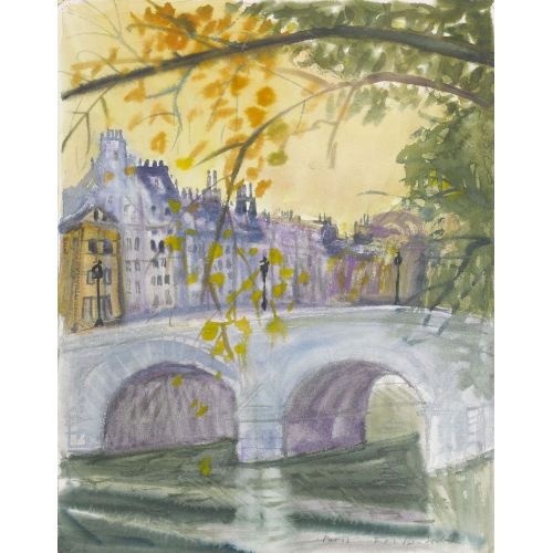 MAX FRANZ BR�TSCHLIN : Seinebr�cke in Paris (DOBIASCHOFSKY AUKTIONEN AG)