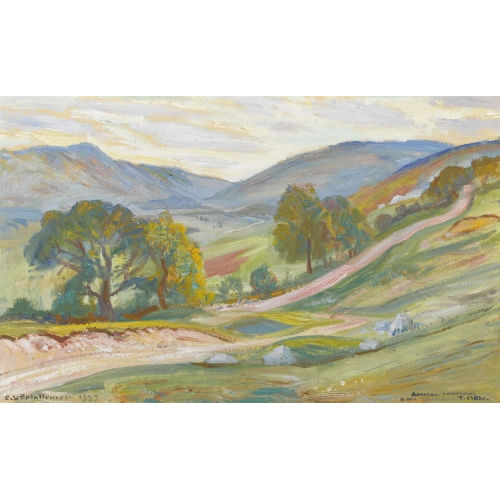 CHARLES L′EPLATTENIER : Herbstliche Juralandschaft (DOBIASCHOFSKY AUKTIONEN AG)