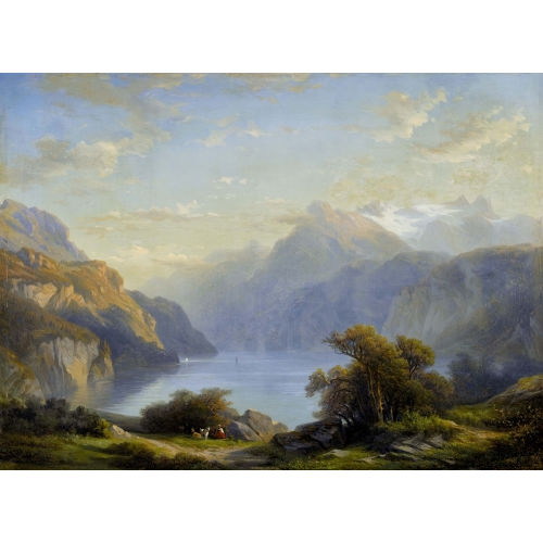 FRAN�OIS DIDAY : Der Vierwaldst�ttersee mit Blick auf den Uri Rotstock (DOBIASCHOFSKY AUKTIONEN AG)
