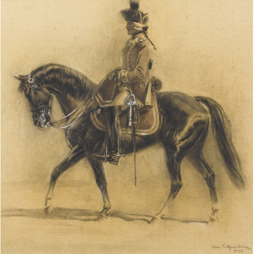 IWAN EDWIN HUGENTOBLER : 'Regiment, Berner Dragoner' (DOBIASCHOFSKY AUKTIONEN AG)