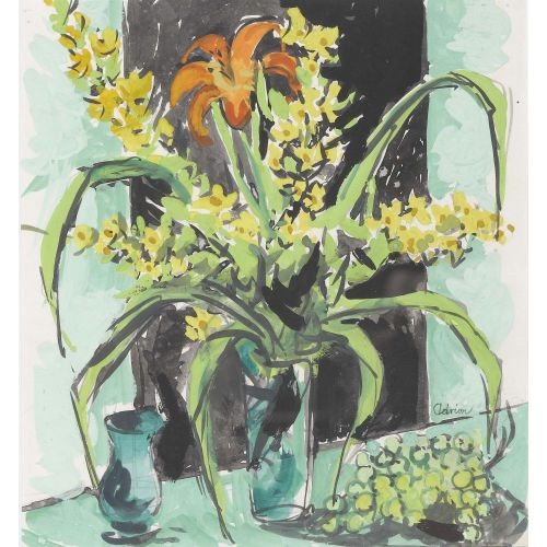LUCIEN ADRION : Blumenstillleben (DOBIASCHOFSKY AUKTIONEN AG)
