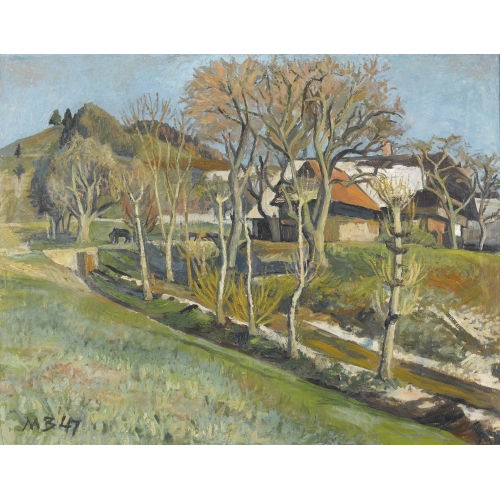 MAX B�HLEN : 'Winterlandschaft bei Goldwil' (DOBIASCHOFSKY AUKTIONEN AG)