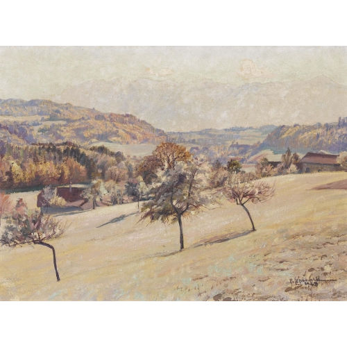 PAUL L�PINARD : Herbstliche Landschaft (DOBIASCHOFSKY AUKTIONEN AG)