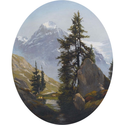 AUGUSTE HENRI BERTHOUD : Der Eiger (DOBIASCHOFSKY AUKTIONEN AG)