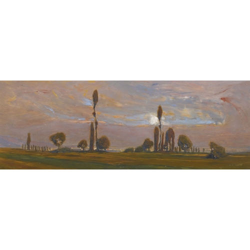 JEAN PHILIPPE �DOUARD ROBERT : 'La plaine � Laconnex (Gen�ve)' (DOBIASCHOFSKY AUKTIONEN AG)