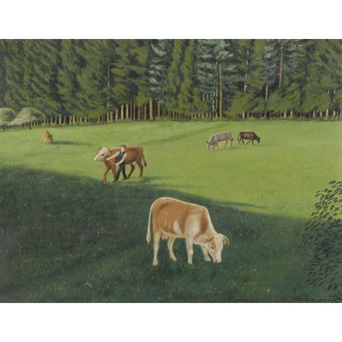 ADOLF DIETRICH : 'Herbstlandschaft mit K�hen' (DOBIASCHOFSKY AUKTIONEN AG)