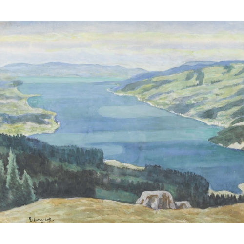 EUGEN HENZIROSS : Weite Seelandschaft (DOBIASCHOFSKY AUKTIONEN AG)