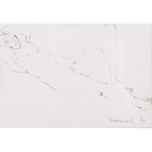 JOSEPH EDWARD DUVANEL : Liegende (DOBIASCHOFSKY AUKTIONEN AG)