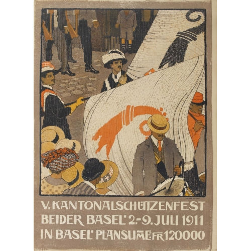 BURKHARD MANGOLD : 'V. Kantonalsch�tzenfest beider Basel 1911' (DOBIASCHOFSKY AUKTIONEN AG)