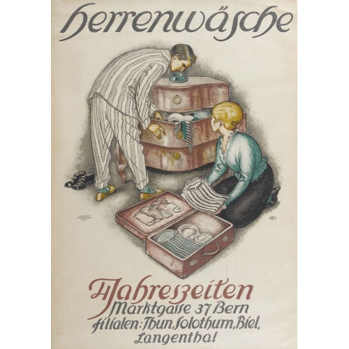 BURKHARD MANGOLD : 'Herrenw�sche 4 Jahreszeiten' (DOBIASCHOFSKY AUKTIONEN AG)