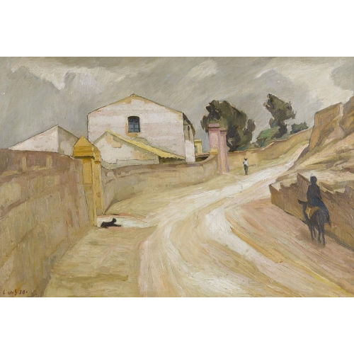 CARL ALBERT VON SALIS-SOGLIO : 'Sizilianische Strasse' (DOBIASCHOFSKY AUKTIONEN AG)