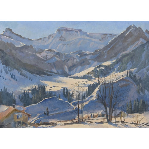 ALFRED HENRI K�NIG : 'Wintermorgen' (DOBIASCHOFSKY AUKTIONEN AG)