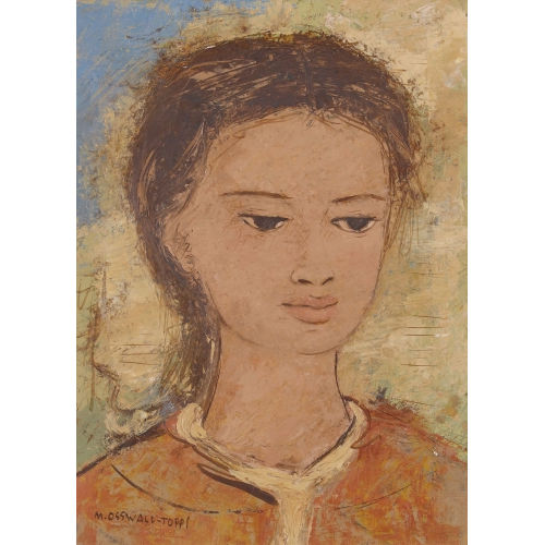 MARGHERITA OSSWALD-TOPPI : M�dchenportr�t (DOBIASCHOFSKY AUKTIONEN AG)