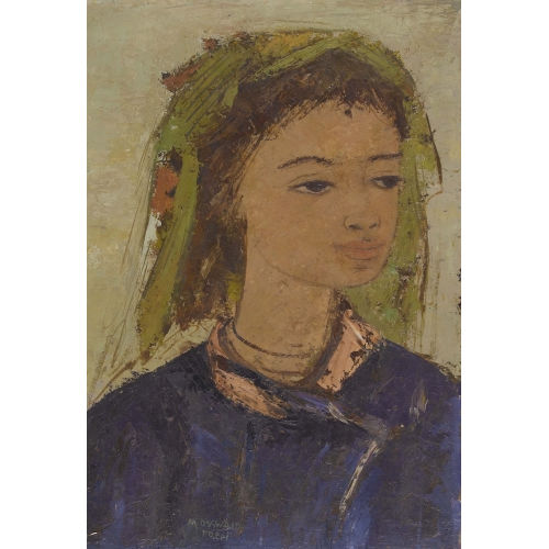 MARGHERITA OSSWALD-TOPPI : Portr�t einer jungen Frau (DOBIASCHOFSKY AUKTIONEN AG)