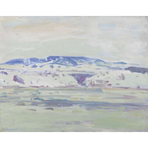 KARL LANDOLT : 'Winter �ber dem See' (DOBIASCHOFSKY AUKTIONEN AG)