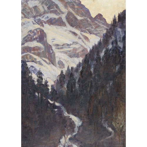 BLANCHE BERTHOUD : 'La Gorge (Champ�ry)' (DOBIASCHOFSKY AUKTIONEN AG)