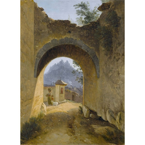 MAXIMILIEN DE MEURON : 'Porte de Sallanches' (DOBIASCHOFSKY AUKTIONEN AG)