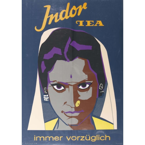 FRIEDRICH W�THRICH : 'Indor Tea immer vorz�glich' (DOBIASCHOFSKY AUKTIONEN AG)